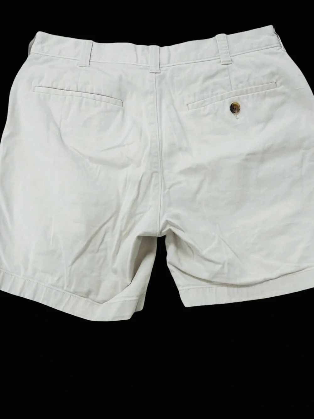 J. Crew Chino Shorts Flat-Front Cotton Blend Mens Size 30